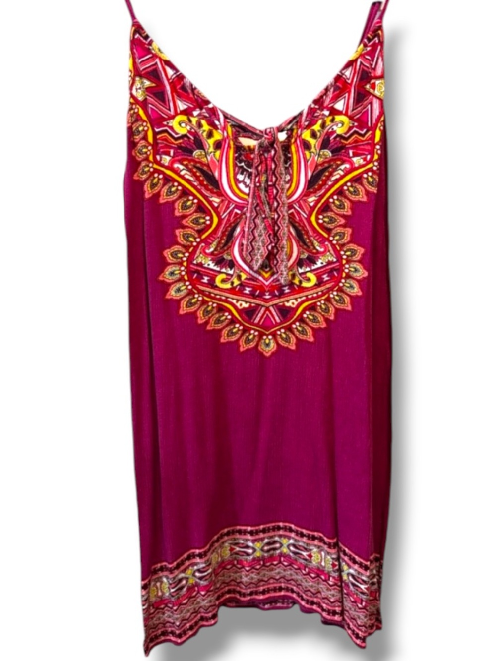 Xhilaration Women’s Beach Top Cover Up Teal Floral Dress Summer